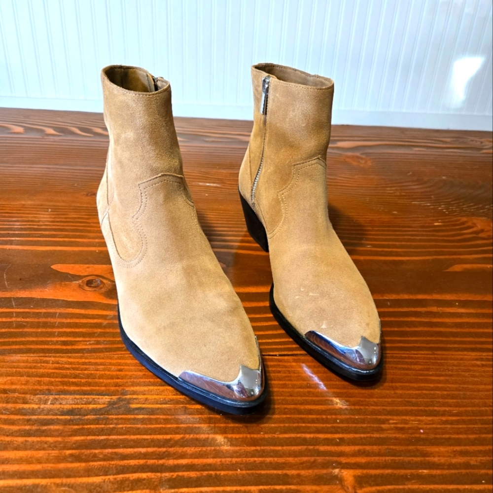 ASOS Pull&Bear Ankle Boots Bootie Size 40 Tan